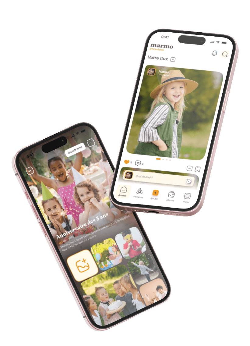 Aperçu de l'application Marmo